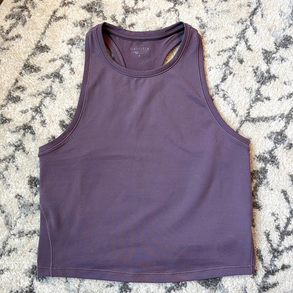 Athleta High Neck Racerbeck Cropped Tank - S